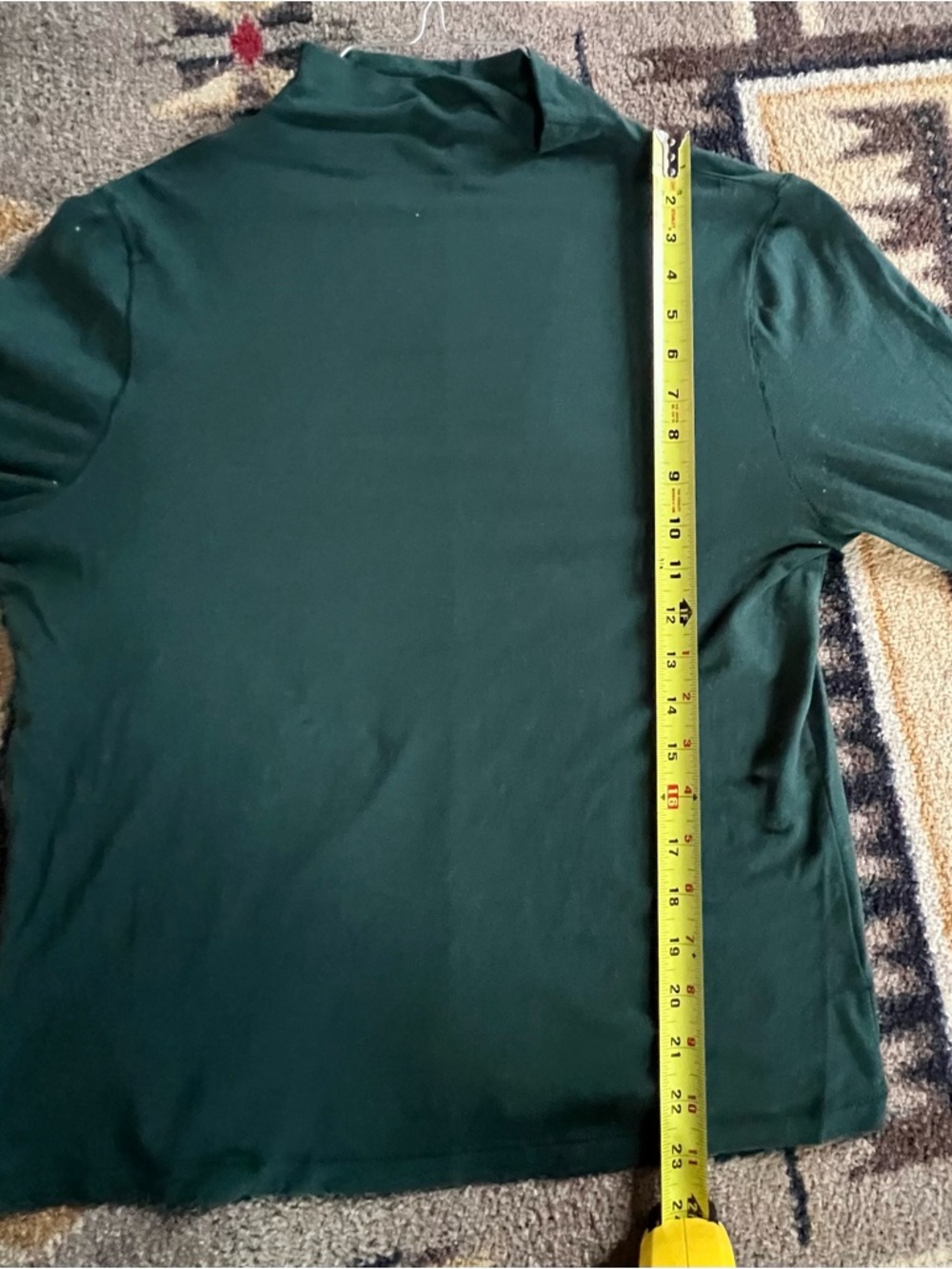 New w/o tag, GAP Women's Long-Sleeve Mock Neck Top - Forest Green -L - Picture 4 of 5